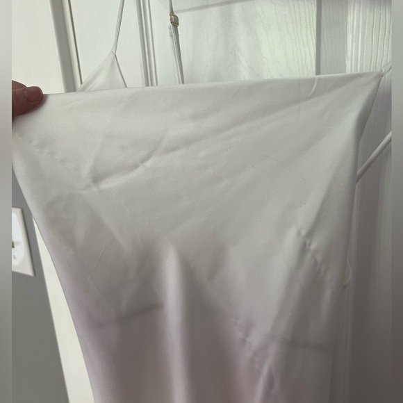 Show Me Your Mumu Verona Midi Dress - Ivory Luxe Satin - Size XL - Picture 4 of 5